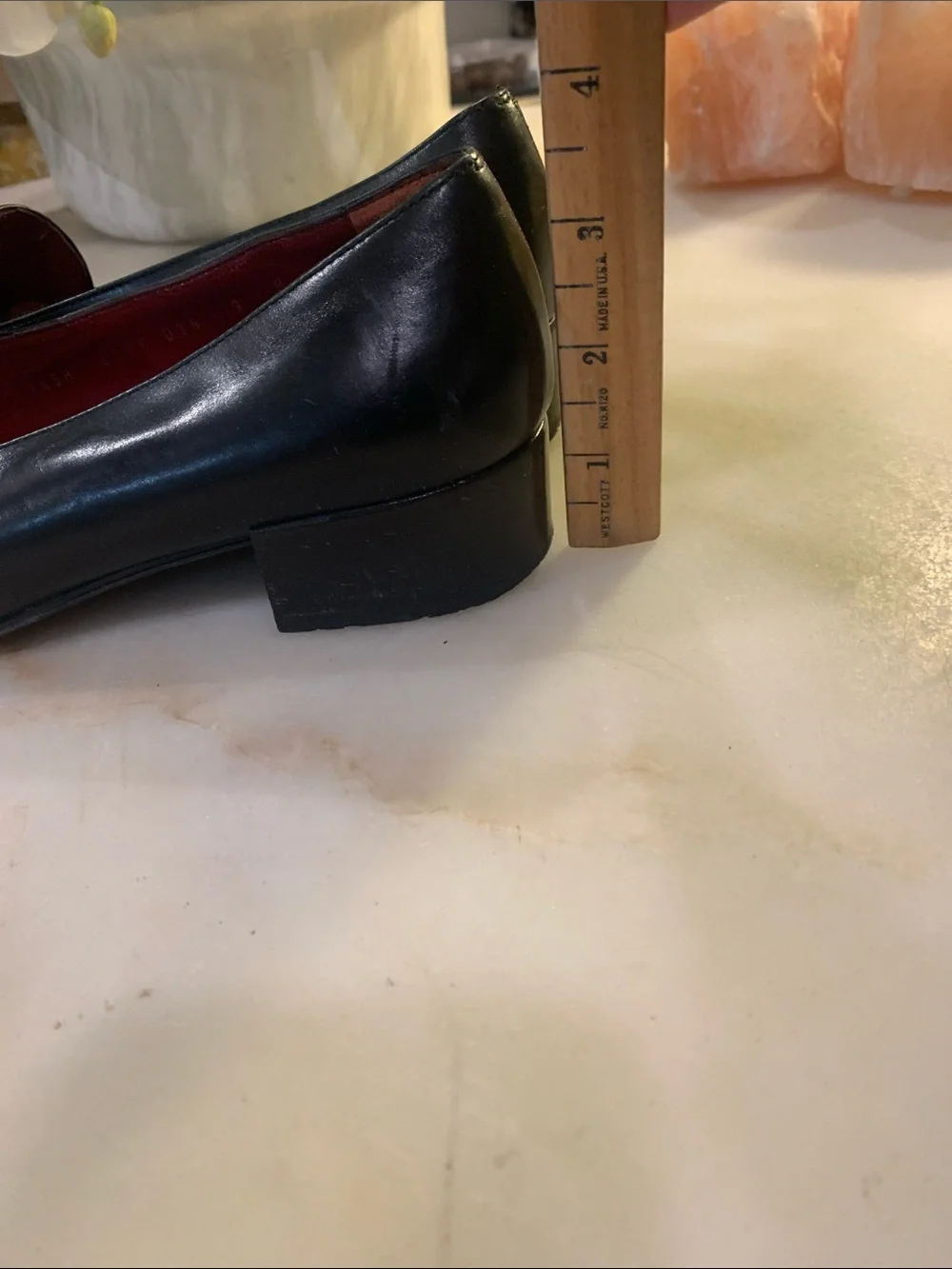 Salvatore Ferragamo Black Leather Loafers with Silver Buckle
